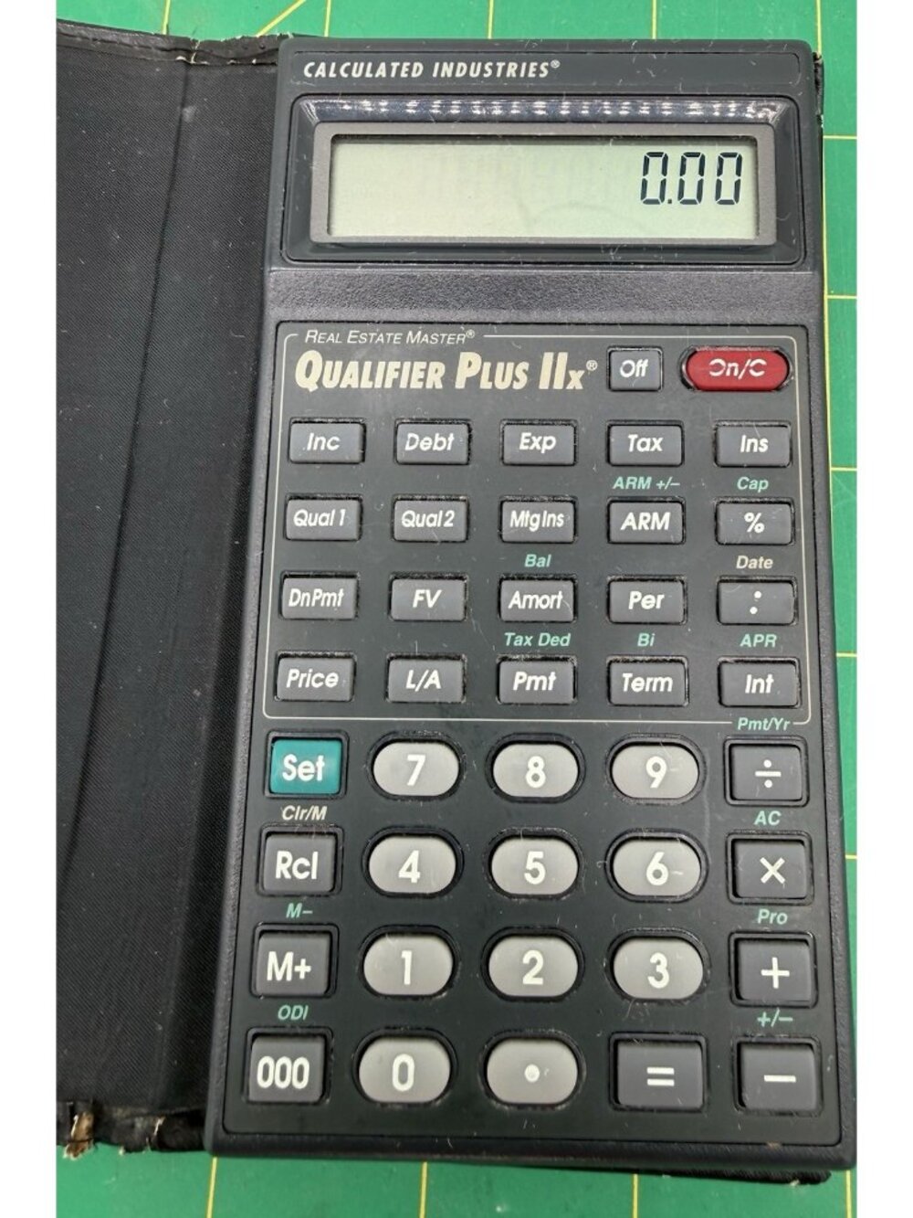 Calculated Industries Real Estate Master Qualifier Plus IIx Works!